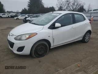 2012 Mazda 2 Sport with VIN JM1DE1KZ8C0150818, listed as a Copart auction lot 49221305 with 75,353 mi miles and Salvage Title. Bid and sale history available at carsss.com. Image 1.