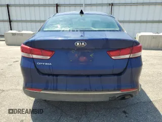 2017 Kia Optima LX with VIN 5XXGT4L32HG123232, listed as a Copart auction lot 55656235 with 201,138 mi miles and Clean Title. Bid and sale history available at carsss.com. Image 6.