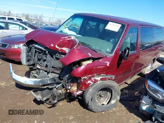 2008 Ford Econoline Passenger XL with VIN 1FBSS31L08DB09175, listed as a IAAI auction lot 41795288 with 184,996 mi miles. Bid and sale history available at carsss.com. Image 2.