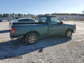 1997 Ford Ranger XLT with VIN 1FTCR10X9VUD15594, listed as a Copart auction lot 43583735 with 319,654 mi miles and Salvage Title. Bid and sale history available at carsss.com. Image 3.