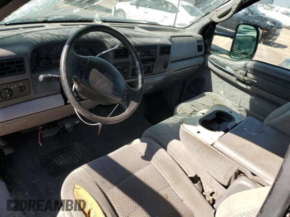 2001 Ford Super Duty F-250 XL with VIN 1FTNW21S51ED07751, listed as a Copart auction lot 69752524 with 223,846 mi miles and Non Repairable. Bid and sale history available at carsss.com. Image 8.