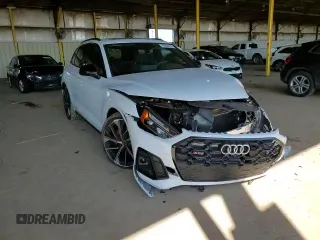 2021 Audi SQ5 Premium Plus with VIN WA1B4AFY7M2027409, listed as a Copart auction lot 46095593 with 13,648 mi miles. Bid and sale history available at carsss.com. Image 11.