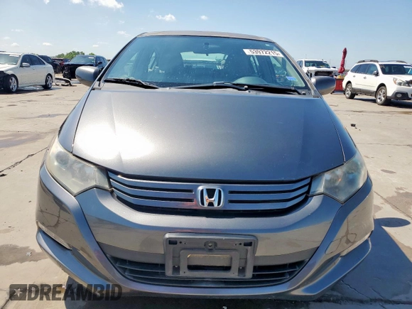 2010 Honda Insight LX with VIN JHMZE2H56AS042097, listed as a Copart auction lot 53972215 with 107,182 mi miles and Salvage Title. Bid and sale history available at DreamBid. Image 5.
