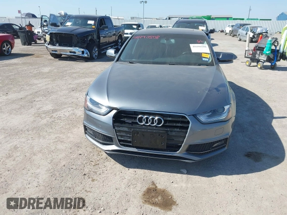 2015 Audi A4 Premium Plus with VIN WAUFFAFL0FN044511, listed as a IAAI auction lot 40490508 with 151,145 mi miles. Bid and sale history available at carsss.com. Image 6.