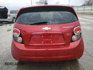 2016 Chevrolet Sonic LT with VIN 1G1JC6SH7G4121833, listed as a Copart auction lot 49496565 with 83,047 mi miles and Salvage Title. Bid and sale history available at carsss.com. Image 6.