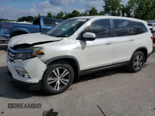 2017 Honda Pilot EX-L with VIN 5FNYF6H54HB091968, listed as a Copart auction lot 58421945 with 136,278 mi miles and Clean title. Bid and sale history available at DreamBid. Image 1.