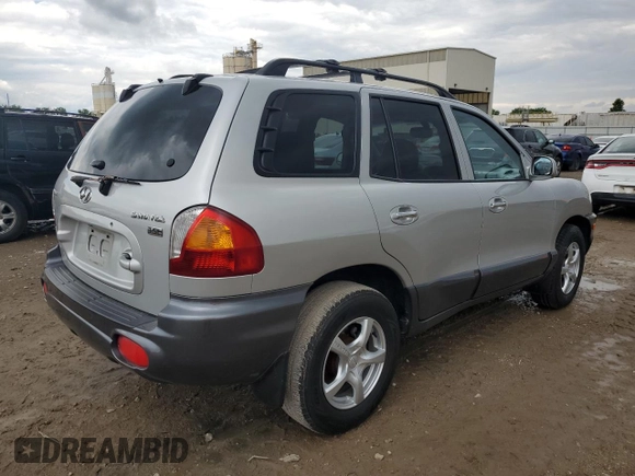 2004 Hyundai Santa Fe GLS with VIN KM8SC13E34U701350, listed as a Copart auction lot 58671145 with 192,274 mi miles and Salvage title. Bid and sale history available at DreamBid. Image 3.