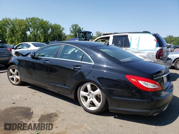 2014 Mercedes-Benz CLS-Class CLS 550 with VIN WDDLJ9BB9EA082802, listed as a Copart auction lot 63360474 with 84,508 mi miles and Salvage Title. Bid and sale history available at carsss.com. Image 2.