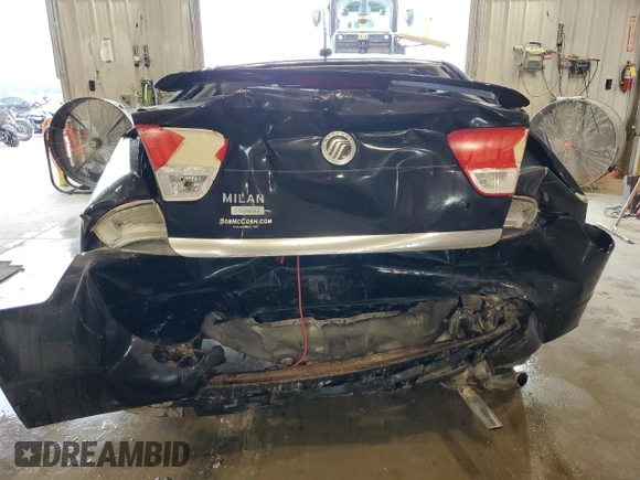 2011 Mercury Milan Premier with VIN 3MEHM0JA6BR602126, listed as a Copart auction lot 66953604 with 296,167 mi miles and Salvage title. Bid and sale history available at DreamBid. Image 6.