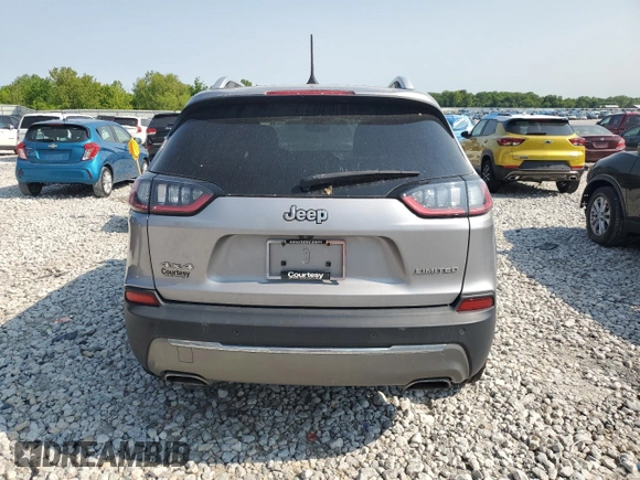 2019 Jeep Cherokee Limited with VIN 1C4PJMDX4KD480128, listed as a Copart auction lot 59059285 with 50,643 mi miles and Clean title. Bid and sale history available at DreamBid. Image 6.