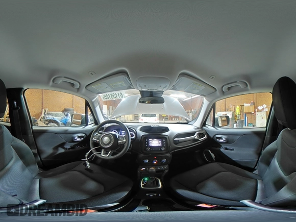 2018 Jeep Renegade Upland with VIN ZACCJBAB5JPG63825, listed as a Copart auction lot 61135135 with 113,666 mi miles and Salvage title. Bid and sale history available at DreamBid. Image 16.