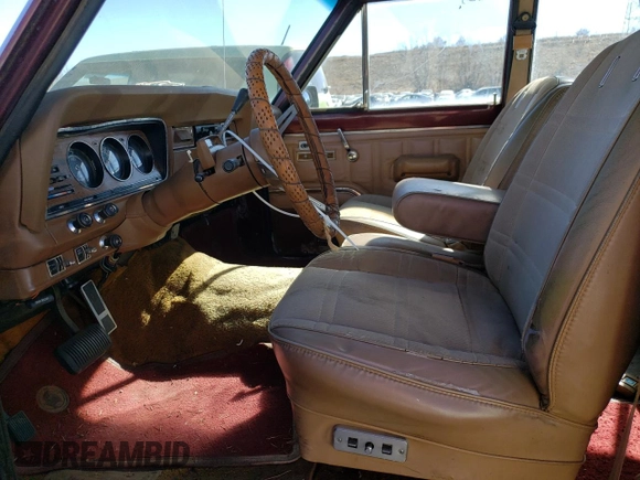 1980 Jeep Grand Wagoneer с VIN J0D15NN047571, выставлен на аукционе Copart как лот 46519245 с пробегом 43 477 миль миль и Чистый • Clean title. История ставок и продаж доступна на DreamBid. Изображение 7.