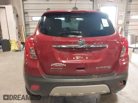 2015 Buick Encore Convenience with VIN KL4CJFSB4FB264728, listed as a IAAI auction lot 41690691 with 101,731 mi miles. Bid and sale history available at carsss.com. Image 16.