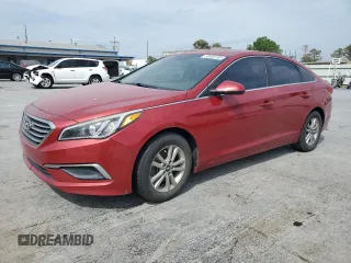 2017 Hyundai Sonata 2.4L with VIN 5NPE24AF4HH555834, listed as a Copart auction lot 53065195 with 103,853 mi miles and Clean Title. Bid and sale history available at carsss.com. Image 1.