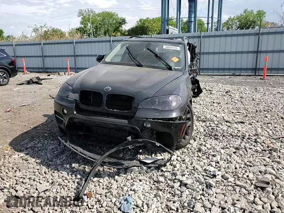 2012 BMW X5 35i with VIN 5UXZV4C54CL985119, listed as a Copart auction lot 56856735 with Not provided miles and Salvage title. Bid and sale history available at DreamBid. Image 14.