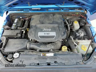 2014 Jeep Wrangler Sport z VIN 1C4AJWAG9EL235728, wystawiony jako Copart lot #59514355 z przebiegiem 66 928 mil mil oraz Szkoda całkowita • Salvage title. Historia ofert i sprzedaży dostępna na DreamBid. Obrazek 11.