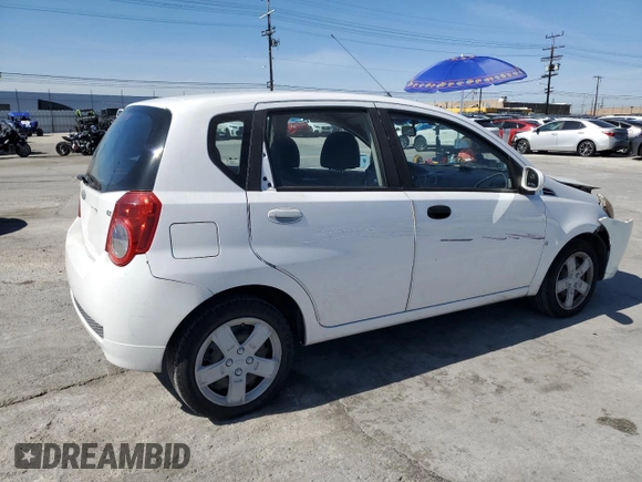 2009 Chevrolet Aveo 2LT with VIN KL1TG66E49B385473, listed as a Copart auction lot 48433685 with 91,994 mi miles and Salvage title. Bid and sale history available at DreamBid. Image 3.