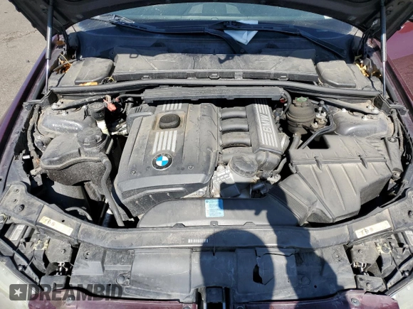2009 BMW 3 Series 328i xDrive with VIN WBAPK73589A451495, listed as a Copart auction lot 61677195 with 113,144 mi miles and Salvage title. Bid and sale history available at DreamBid. Image 12.