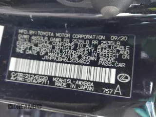 2020 Lexus UX 250h z VIN JTHP9JBH6L2034822, wystawiony jako IAAI lot #41512779 z przebiegiem 35 762 mil mil oraz . Historia ofert i sprzedaży dostępna na DreamBid. Obrazek 9.