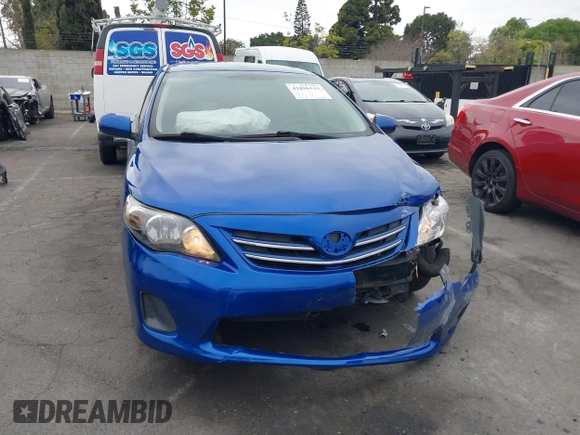 2013 Toyota Corolla L with VIN 5YFBU4EE8DP166741, listed as a IAAI auction lot 41896115 with 154,011 mi miles. Bid and sale history available at carsss.com. Image 12.