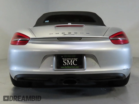 2014 Porsche Boxster with VIN WP0CA2A83ES120705, listed as a Copart auction lot 48166935 with 65,603 mi miles and Salvage title. Bid and sale history available at DreamBid. Image 6.