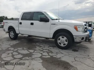 2013 Ford F-150 XL with VIN 1FTFW1EF7DFB68264, listed as a Copart auction lot 60271505 with 128,453 mi miles and Salvage title. Bid and sale history available at DreamBid. Image 4.