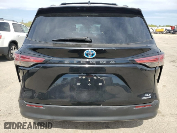 2021 Toyota Sienna XLE with VIN 5TDJRKEC0MS022530, listed as a Copart auction lot 53461735 with 48,887 mi miles and Salvage Title. Bid and sale history available at carsss.com. Image 6.