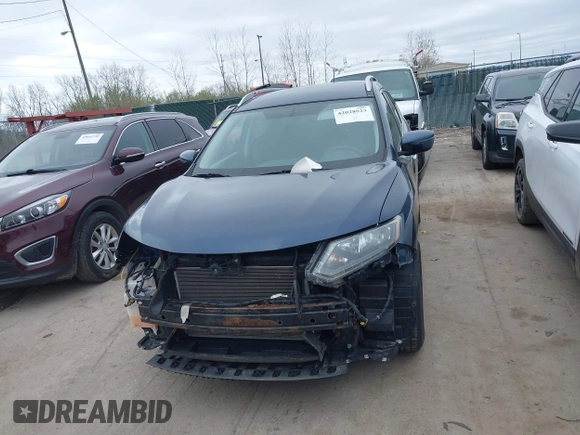 2016 Nissan Rogue SV with VIN KNMAT2MV4GP673663, listed as a IAAI auction lot 42028823 with 126,772 mi miles. Bid and sale history available at carsss.com. Image 13.