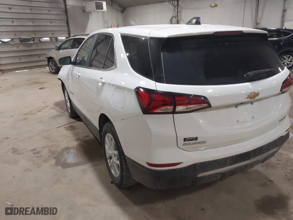 2022 Chevrolet Equinox LT with VIN 3GNAXUEV0NS222198, listed as a IAAI auction lot 41854151 with 30,034 mi miles. Bid and sale history available at carsss.com. Image 3.