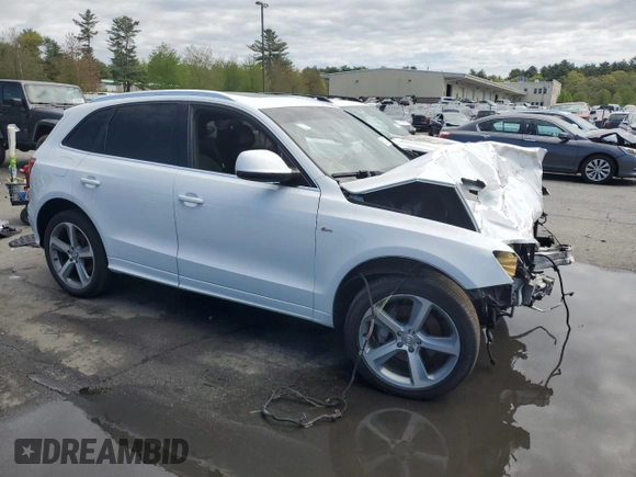 2013 Audi Q5 Premium Plus with VIN WA1DGAFP4DA034282, listed as a Copart auction lot 56157315 with Not provided miles and Salvage title. Bid and sale history available at DreamBid. Image 4.