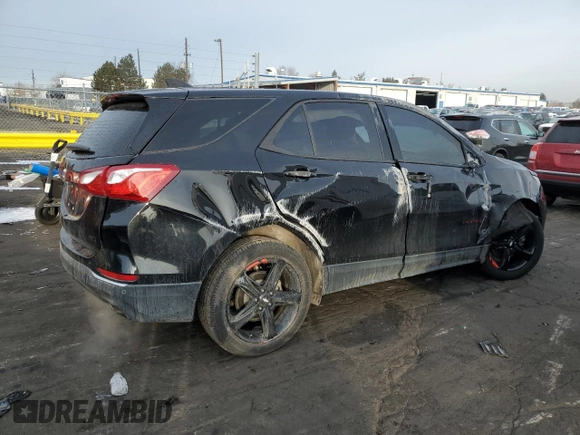 2019 Chevrolet Equinox LT with VIN 2GNAXVEX5K6145751, listed as a Copart auction lot 45759235 with 72,590 mi miles and Salvage Title. Bid and sale history available at carsss.com. Image 3.