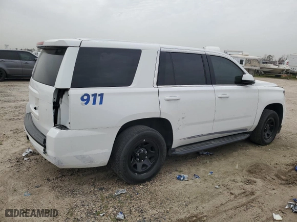 2020 Chevrolet Tahoe Commercial with VIN 1GNLCDEC5LR249609, listed as a Copart auction lot 89026045 with 52,144 mi miles and Salvage Title. Bid and sale history available at carsss.com. Image 3.