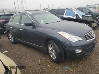 2008 Infiniti EX Journey with VIN JNKAJ09F98M355258, listed as a Copart auction lot 80648174 with 101,182 mi miles and Salvage Title. Bid and sale history available at DreamBid. Image 4.