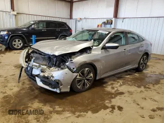2017 Honda Civic Sedan EX-T with VIN 19XFC1F34HE203114, listed as a Copart auction lot 51485085 with 58,383 mi miles and Salvage Title. Bid and sale history available at carsss.com. Image 1.