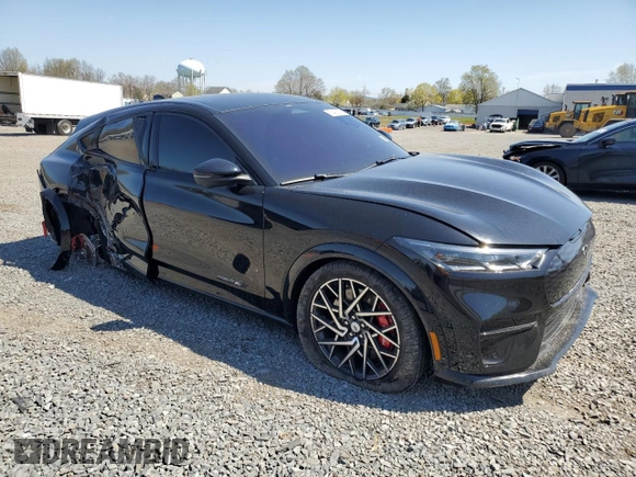 2023 Ford Mustang Mach-E GT with VIN 3FMTK4SXXPMA54255, listed as a Copart auction lot 53497145 with 8,924 mi miles and Salvage title. Bid and sale history available at DreamBid. Image 4.