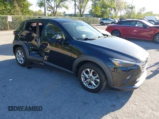2019 Mazda CX-3 Sport with VIN JM1DKDB75K0443258, listed as a IAAI auction lot 41724136 with 37,388 mi miles. Bid and sale history available at carsss.com. Image 1.