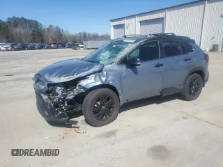 2024 Toyota Corolla Cross Hybrid S z VIN 7MUFBABG5RV034861, wystawiony jako Copart lot #49340345 z przebiegiem 11 905 mil mil oraz Szkoda całkowita • Salvage title. Historia ofert i sprzedaży dostępna na DreamBid. Obrazek 1.