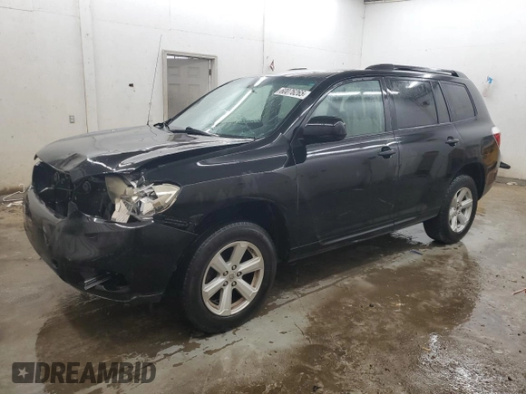 2010 Toyota Highlander with VIN 5TDBK3EH5AS024439, listed as a Copart auction lot 60076265 with 155,295 mi miles and Salvage title. Bid and sale history available at DreamBid. Image 1.
