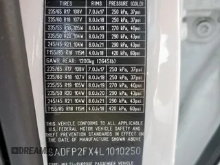 2020 Jaguar E-Pace SE z VIN SADFP2FX4L1010250, wystawiony jako Copart lot #47402005 z przebiegiem 66 351 mil mil oraz Szkoda całkowita • Salvage title. Historia ofert i sprzedaży dostępna na DreamBid. Obrazek 14.