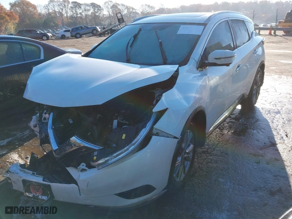 2018 Nissan Murano SL with VIN 5N1AZ2MH8JN115354, listed as a IAAI auction lot 40945446 with 79,660 mi miles. Bid and sale history available at carsss.com. Image 16.
