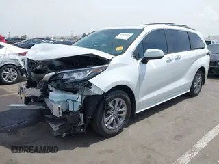 2023 Toyota Sienna XLE with VIN 5TDYSKFC8PS107895, listed as a IAAI auction lot 41924494 with 10,122 mi miles. Bid and sale history available at carsss.com. Image 2.