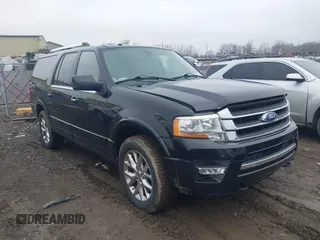 2015 Ford Expedition EL Limited with VIN 1FMJK2AT5FEF27137, listed as a IAAI auction lot 41680823 with 327,425 mi miles. Bid and sale history available at carsss.com. Image 1.