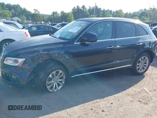 2015 Audi Q5 Premium Plus with VIN WA1LFAFP9FA144987, listed as a IAAI auction lot 42717013 with 105,809 mi miles and . Bid and sale history available at DreamBid. Image 21.