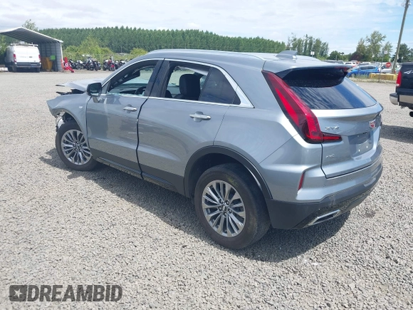2024 Cadillac XT4 AWD Premium Luxury with VIN 1GYFZDR40RF141281, listed as a IAAI auction lot 42585681 with Not provided miles and . Bid and sale history available at DreamBid. Image 3.