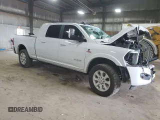 2021 Ram 3500 Laramie with VIN 3C63R3ML4MG619802, listed as a Copart auction lot 59257944 with 0 mi miles and Salvage Title. Bid and sale history available at carsss.com. Image 4.