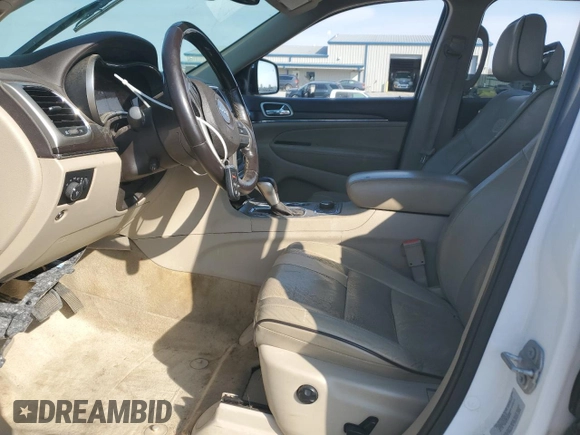 2017 Jeep Grand Cherokee Overland with VIN 1C4RJFCG9HC633011, listed as a Copart auction lot 48596125 with 0 mi miles and Salvage Title. Bid and sale history available at carsss.com. Image 7.