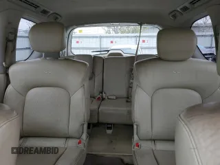 2012 Infiniti QX56 7-passenger with VIN JN8AZ2NE4C9017723, listed as a Copart auction lot 44863515 with 130,033 mi miles and Clean Title. Bid and sale history available at carsss.com. Image 10.