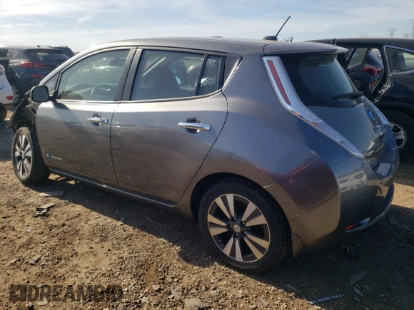 2015 Nissan LEAF SV with VIN 1N4AZ0CP4FC310572, listed as a Copart auction lot 48409513 with 62,346 mi miles. Bid and sale history available at carsss.com. Image 2.