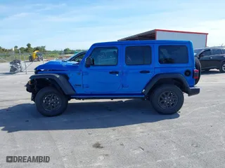 2024 Jeep Wrangler Willys with VIN 1C4PJXDN7RW306925, listed as a IAAI auction lot 41204630 with 831 mi miles. Bid and sale history available at carsss.com. Image 15.