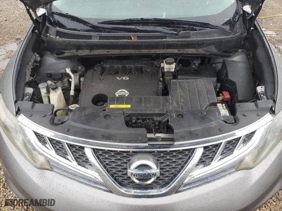 2011 Nissan Murano SV with VIN JN8AZ1MW8BW188561, listed as a Copart auction lot 47834335 with 103,266 mi miles and Salvage Title. Bid and sale history available at carsss.com. Image 12.